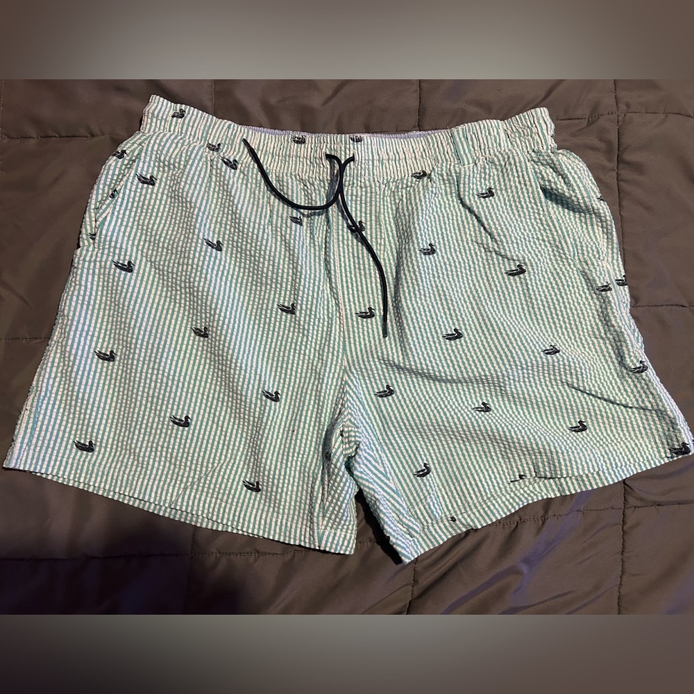 Men’s Southern Marsh Seersucker Shorts/Swim Trunks